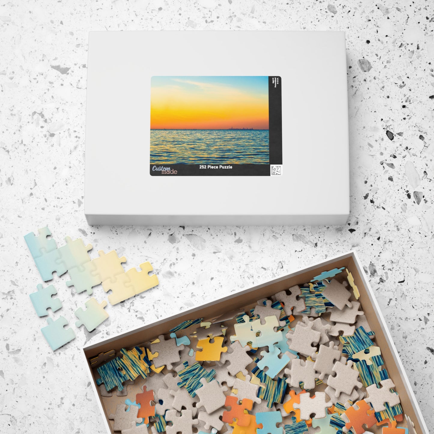 Sunset at Miller Beach Puzzle