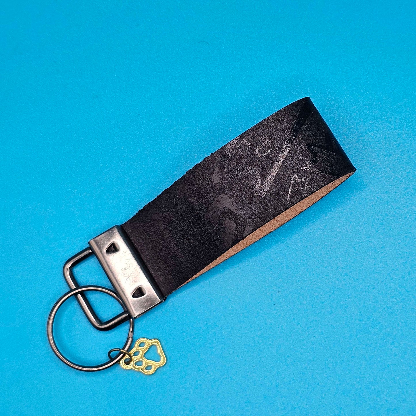 Black Cat Keytag