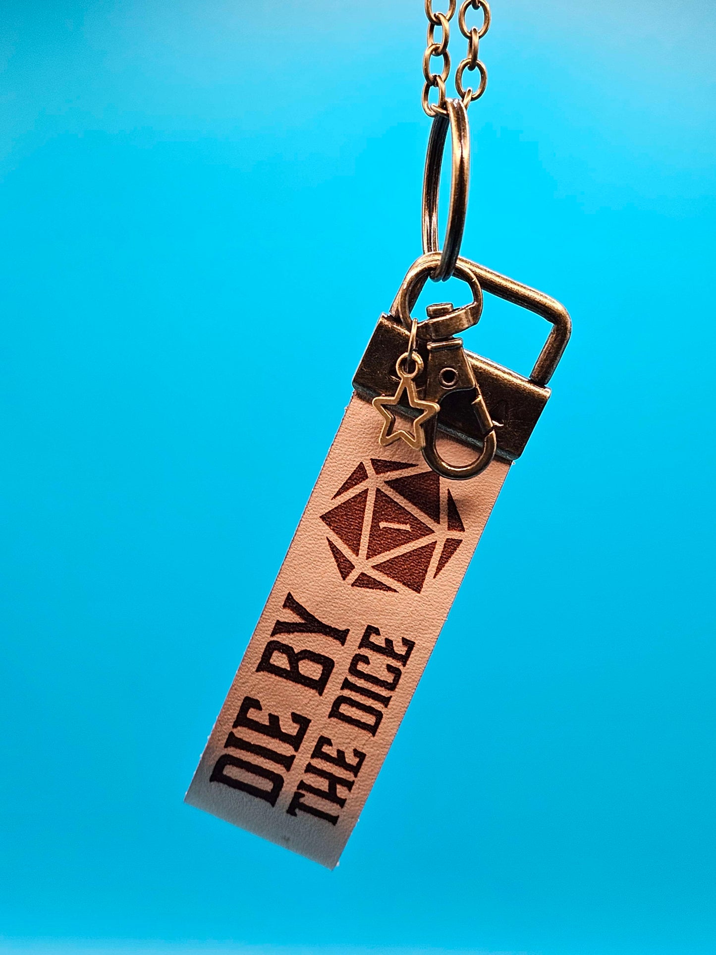 Die by the Dice Keytag