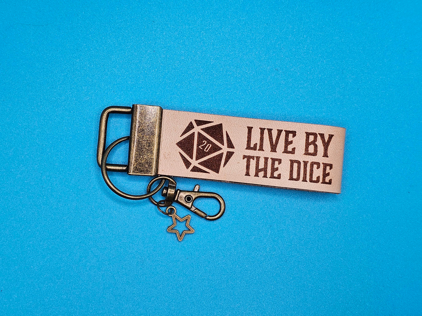 Die by the Dice Keytag