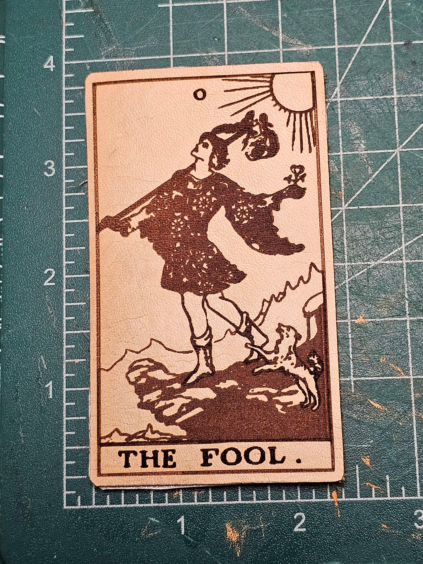 The Fool and The Fool's Dog Iron On Leather Patch Set