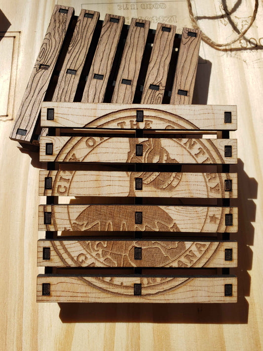 Individual Pallet Coasters