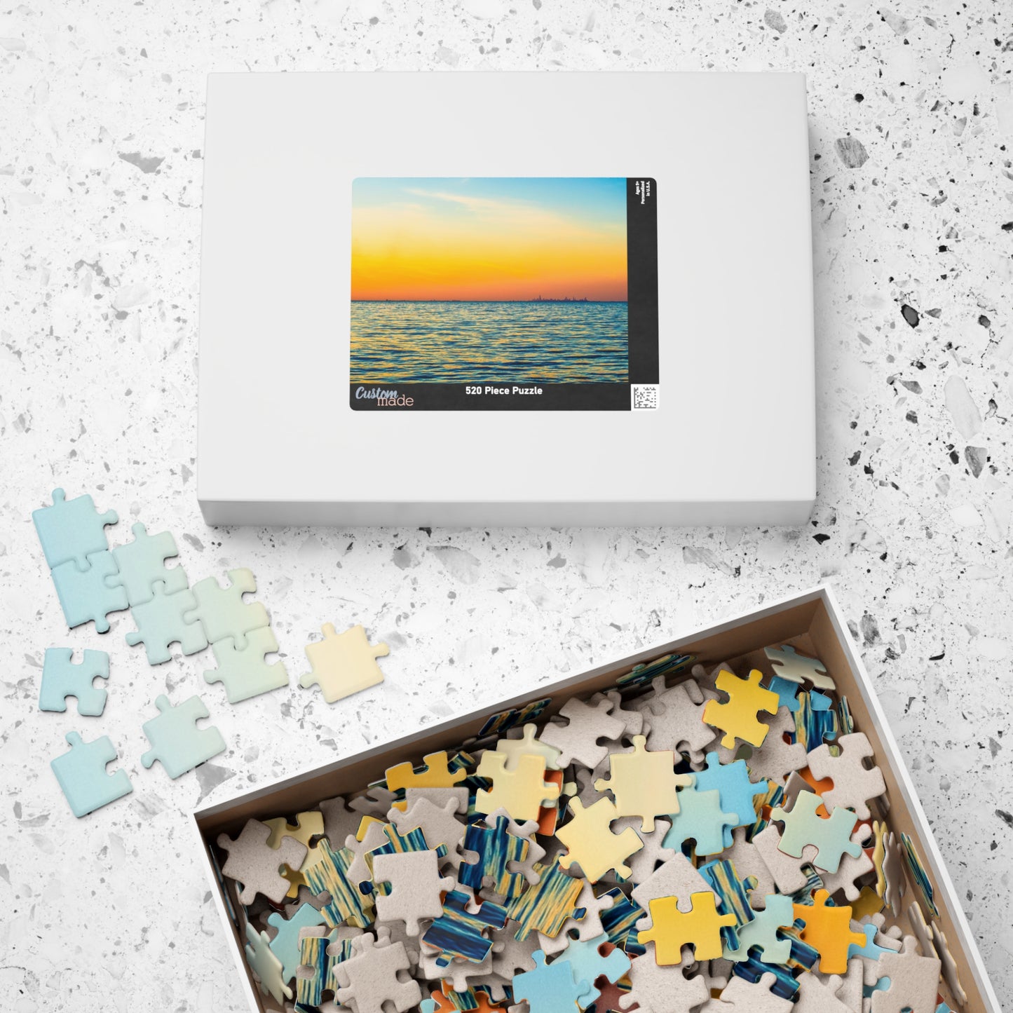 Sunset at Miller Beach Puzzle