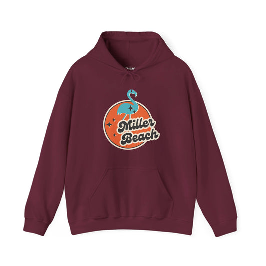 Miller Beach Retro Inspired Hoodie