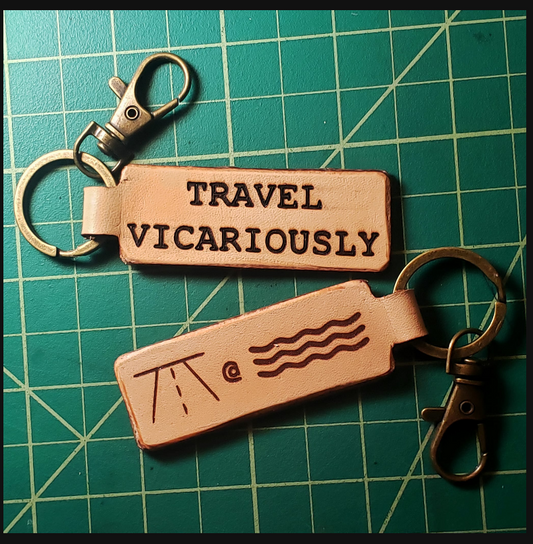 Custom Keychain - Double Sided Circles or Rectangles